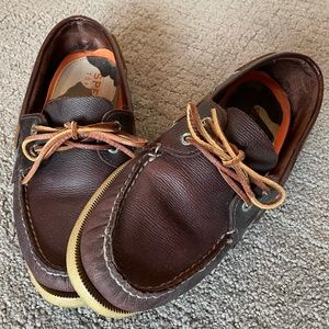 Sperry Top-Siders Genuine Brown Leather Size 10.5